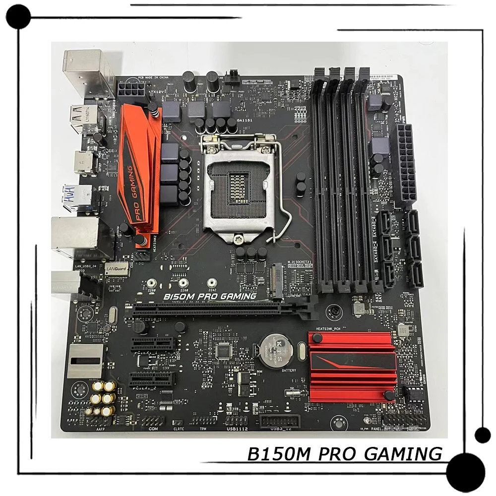 

B150M PRO GAMING For ASUS Micro ATX Gaming Motherboard B150 LGA 1151 Supports 6th Gen Core i7/i5/i3/Pentium/Celeron Perfect Test