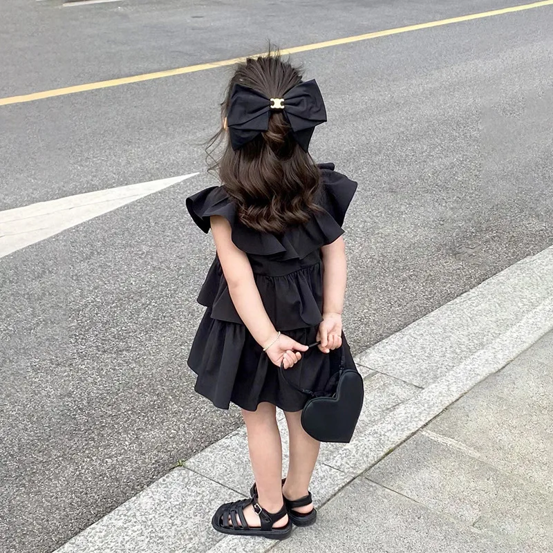 Детское летнее Пышное Платье без рукавов на возраст 2-7 лет