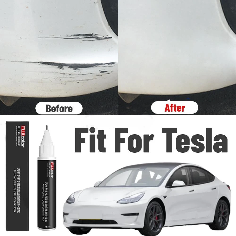 

Подходит для Tesla Model 3 X Y S средство удаления царапин с автомобиля ручки для краски восстановление покраски автомобиля ручка для ремонта краски черный белый фиксатор краски Tesla ремонт ступицы колеса