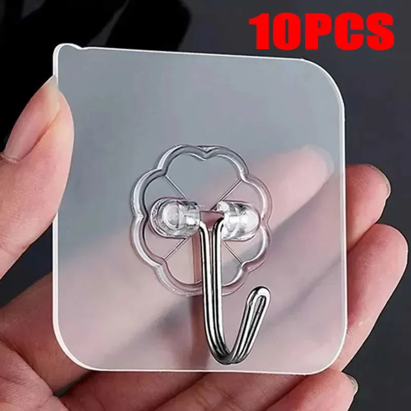 

Прозрачные самоклеящиеся крючки Robe Hooks