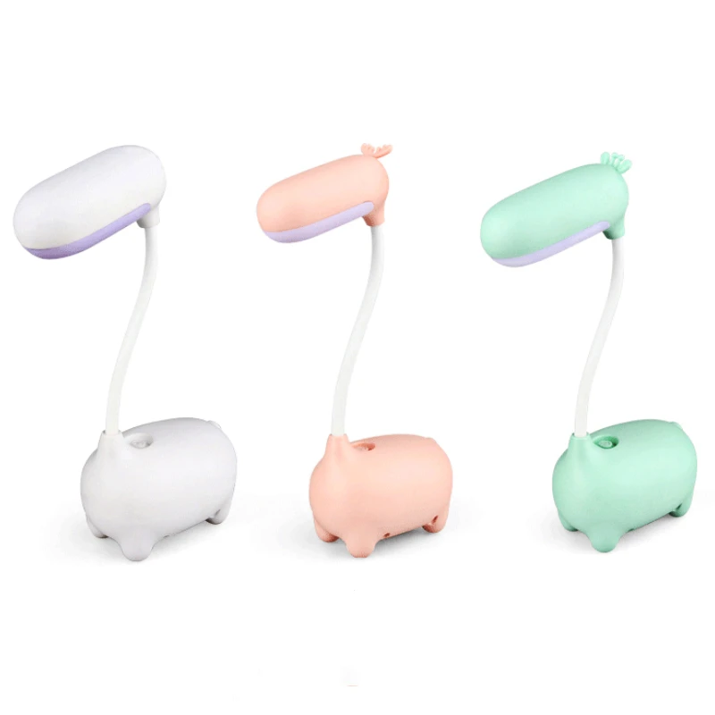 

Modern Rechargeable Giraffe Plastic Desk Light Study Eye Protection Lamps Bedroom Beside Lamp Kid'room LED Lighting Room Decor