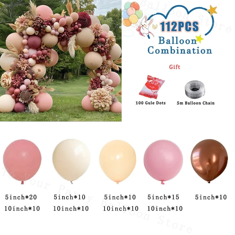 

Розовая арка из воздушных шаров