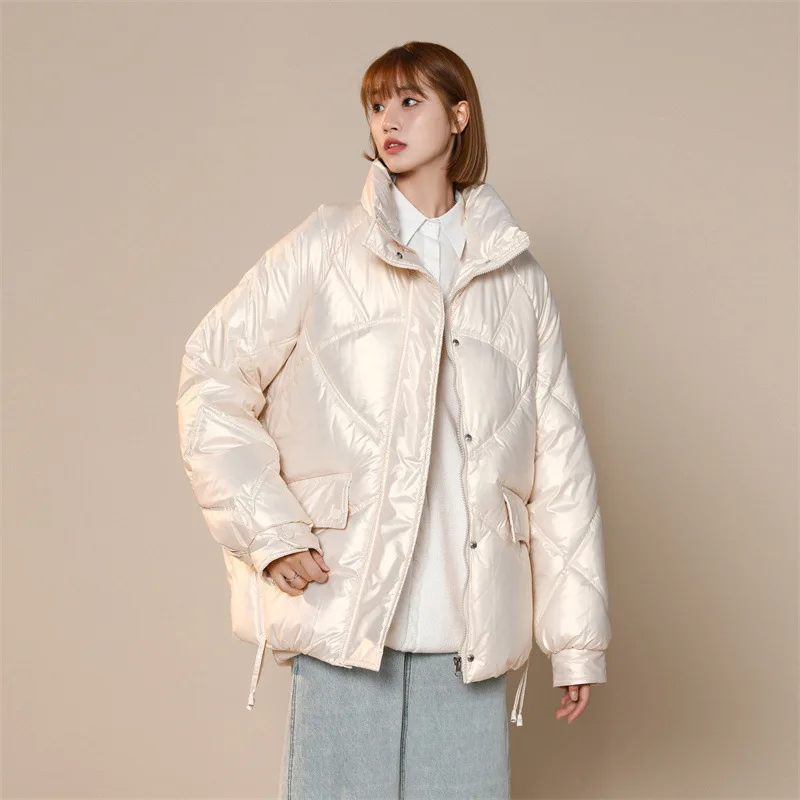 2022 New Cotton Coat for Women Autumn and Winter Thin and Fashionable Down Cotton Coat and Cotton Jacket Women