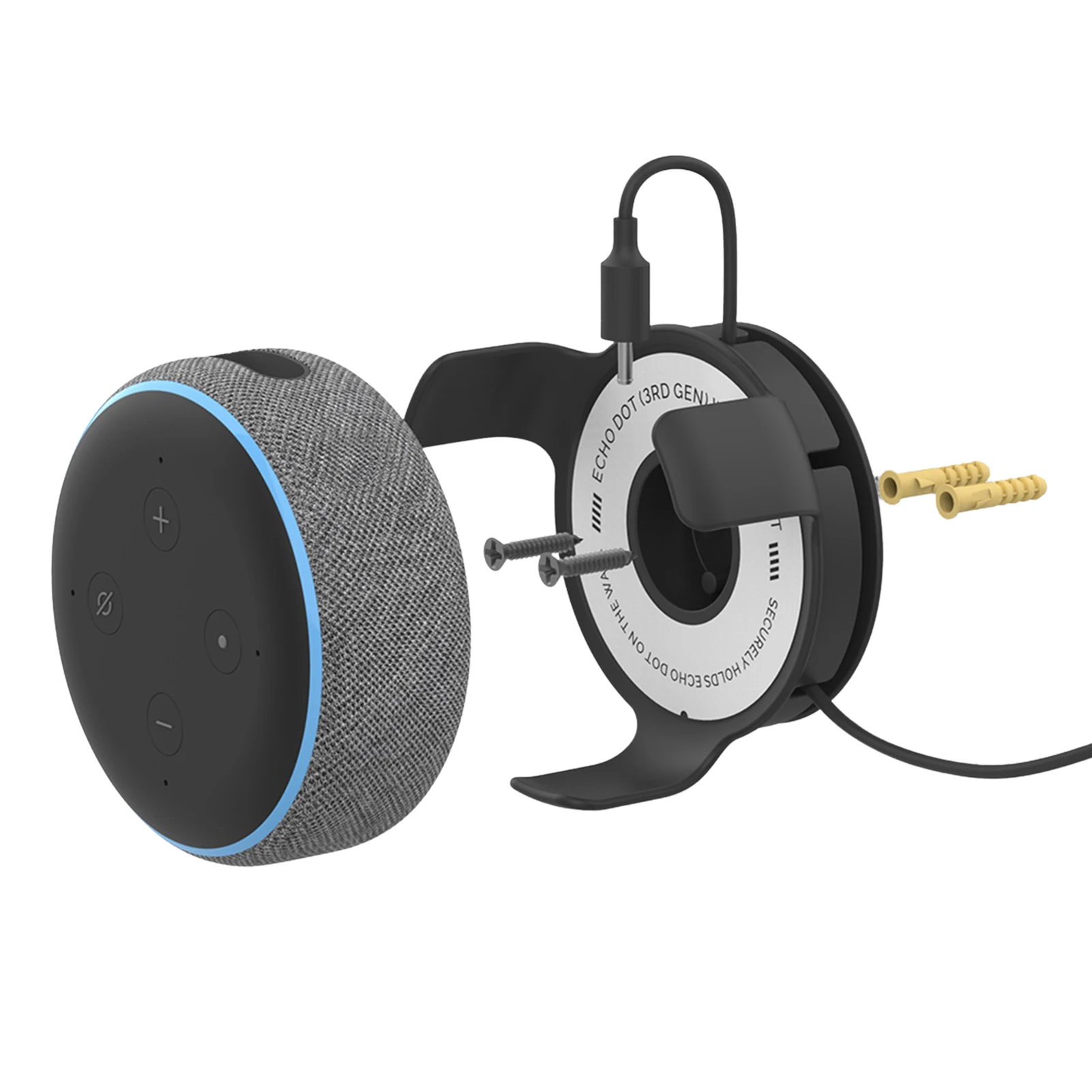 Настенная Подставка-вешалка для динамика Amazon Alexa Echo Dot 3-го поколения внутренняя