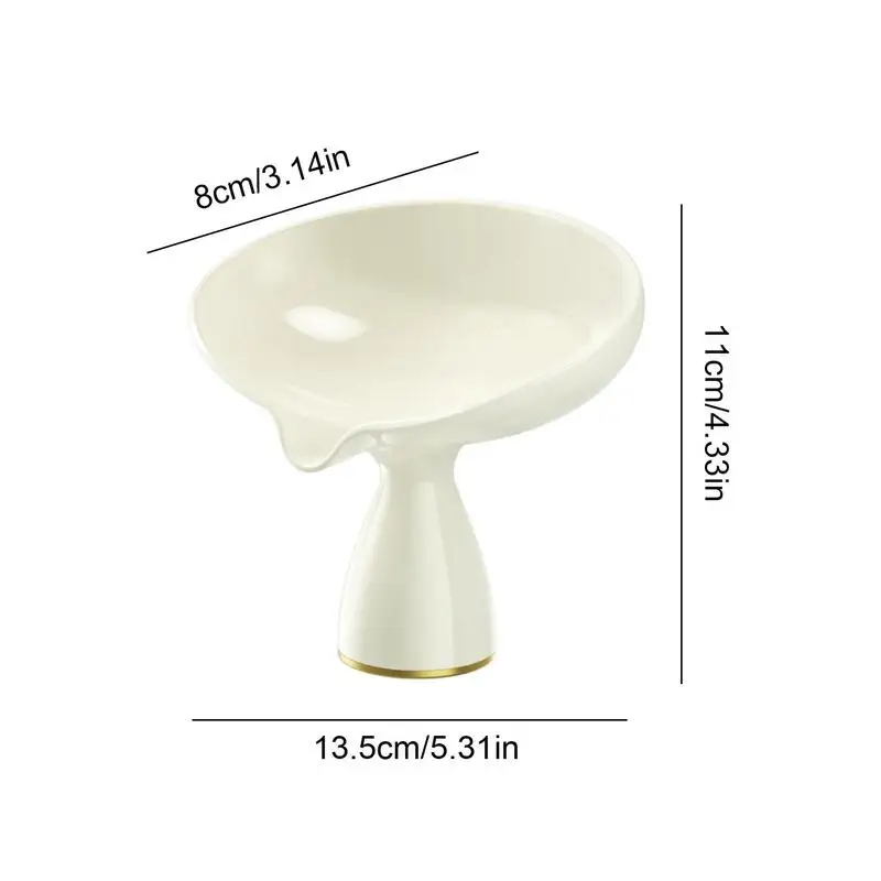 Мыльница с дренажным сливом нескользящий держатель для душа со скошенной