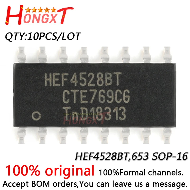 10 шт. 100% новый HEF4528BT,653 SOP-16.