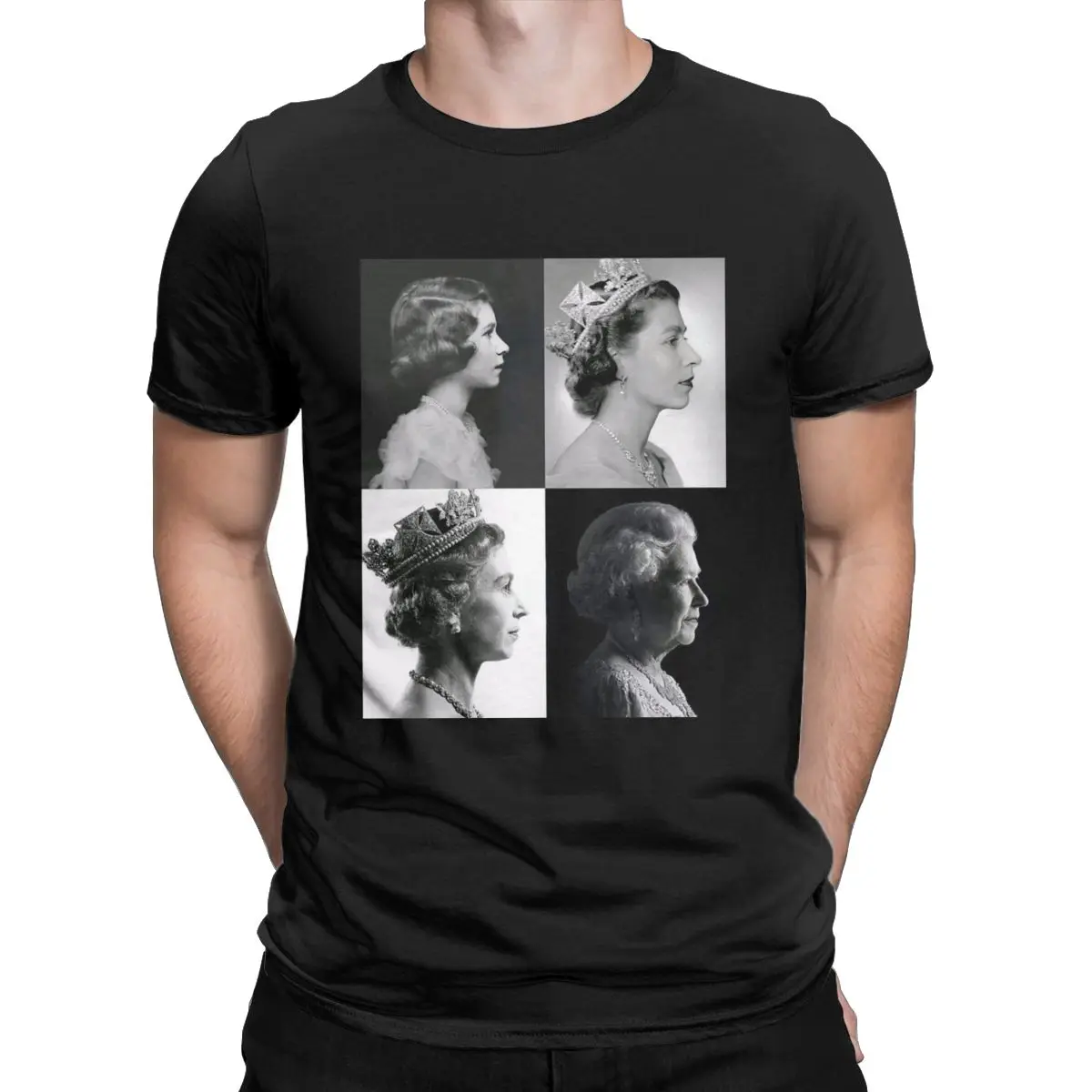 

Queen Elizabeth Ii T Shirt for Men Women Reina Isabel Inglaterra Short Sleeve Tee Shirts Cotton Oversized T-Shirt Men Clothing