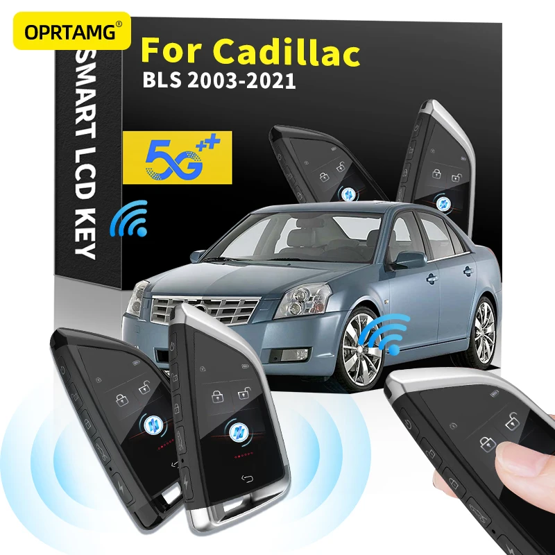 

Автомобильный смарт-ключ дистанционного управления, ЖК-дисплей для бесключевого смарт-ключа для Cadillac BLS 2000 2001 2002 2003-2018 2019 2020 2021 2022