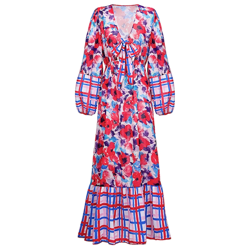 Слитный купальник FLAXMAKER с открытой спиной принтом и накидкой женская пляжная