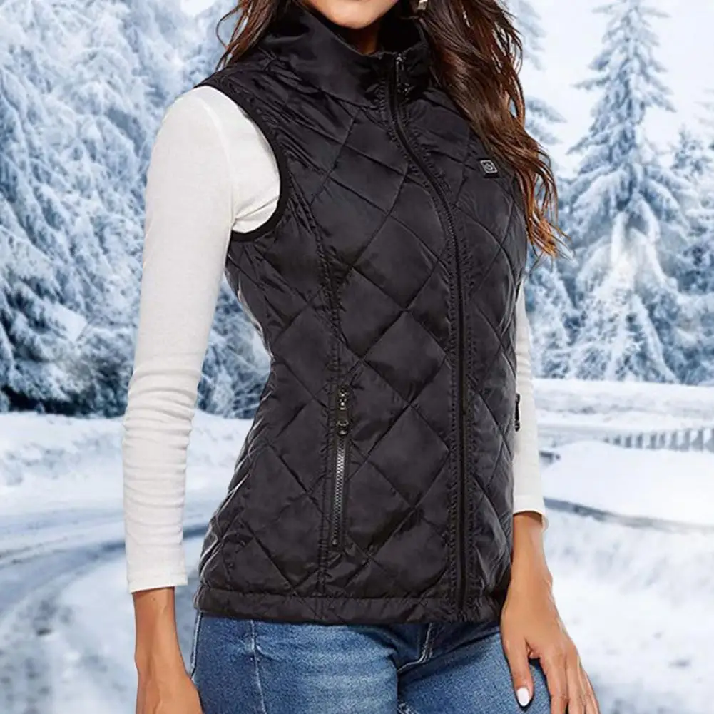 

Waistcoat 9 Heated Zones Power Saving Heating Vest Women Warm Electric Heating Jacket