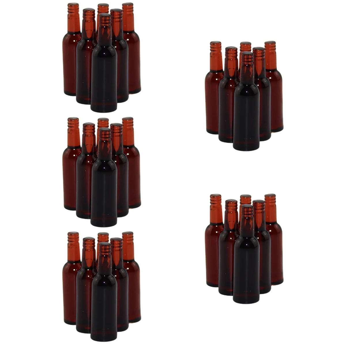 Набор из 5 крошечных бутылок для дома мини-бутылки пива имитация декора смолы