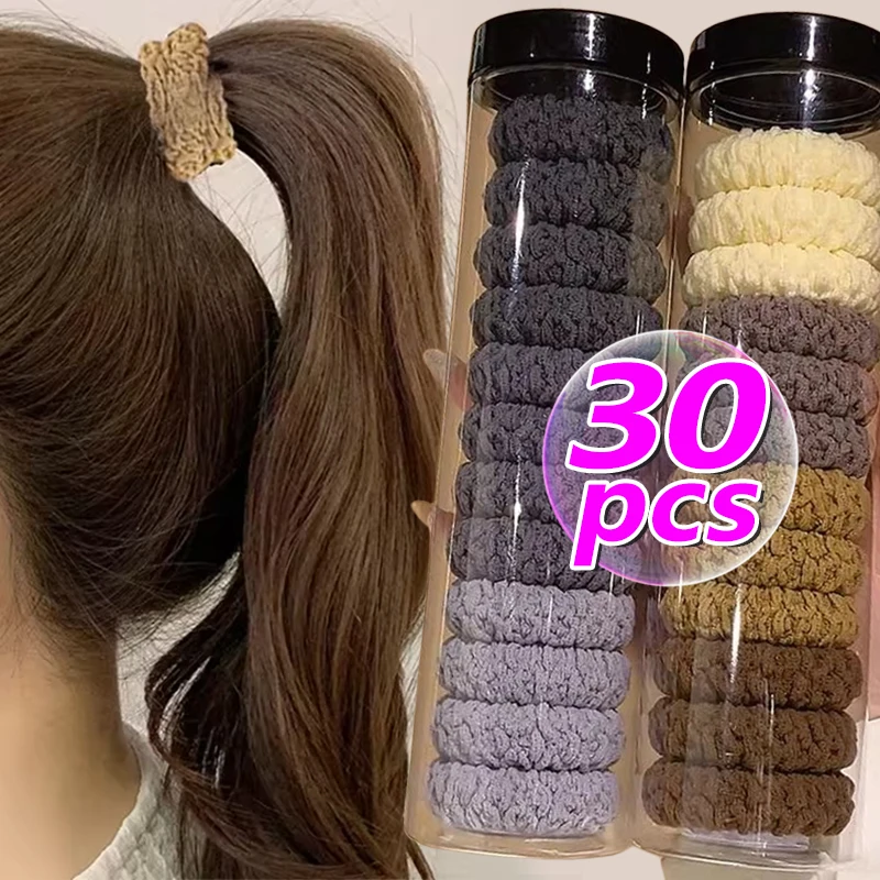 Резинки для волос женские простые базовые эластичные Завязки хвоста аксессуар