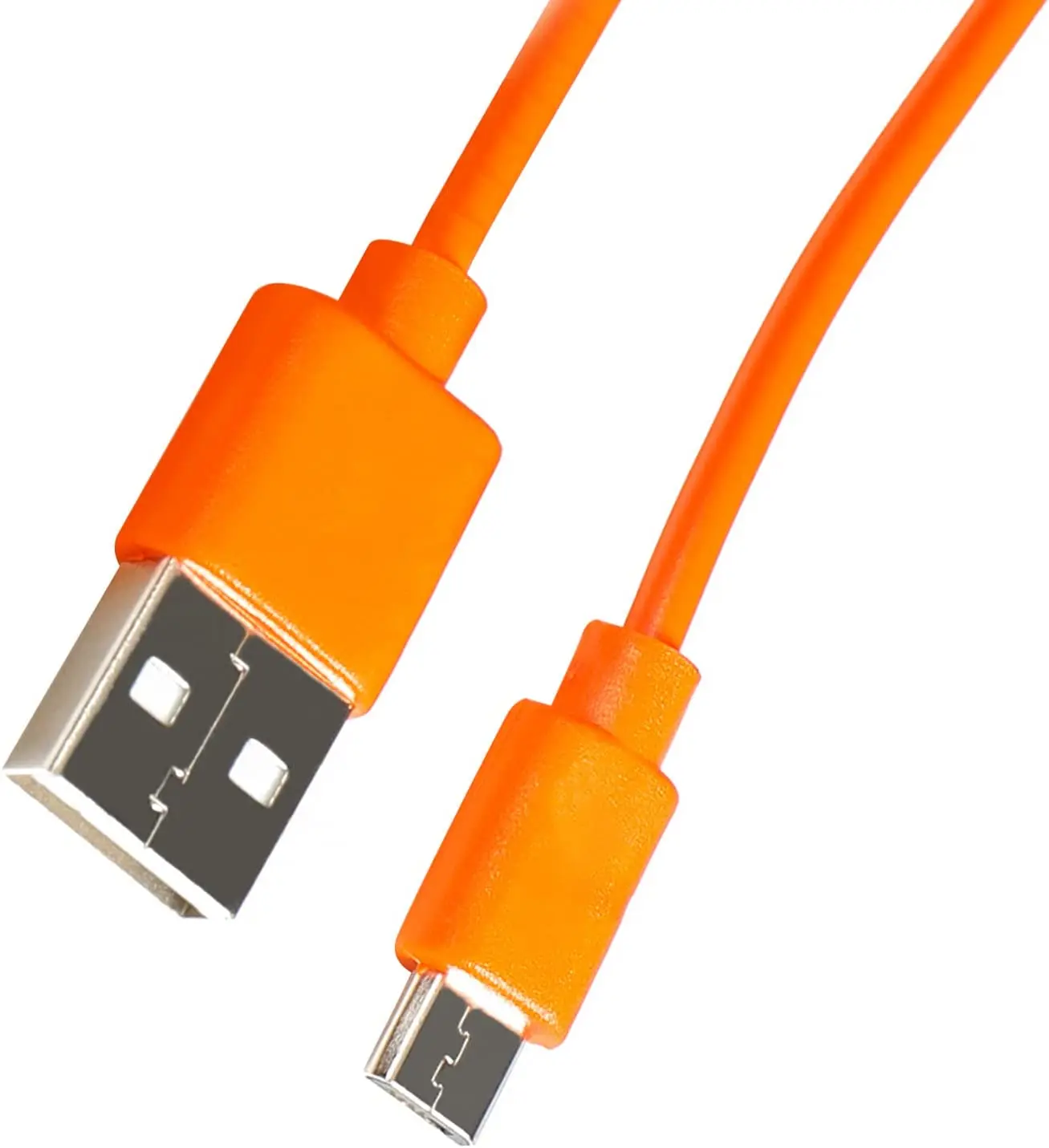 

USB Charger Charging Cable Cord for Ring Enabled Ring Video Doorbell 2 3 4/Plus, Peephole Cam, Doorbell Pro (Orange)