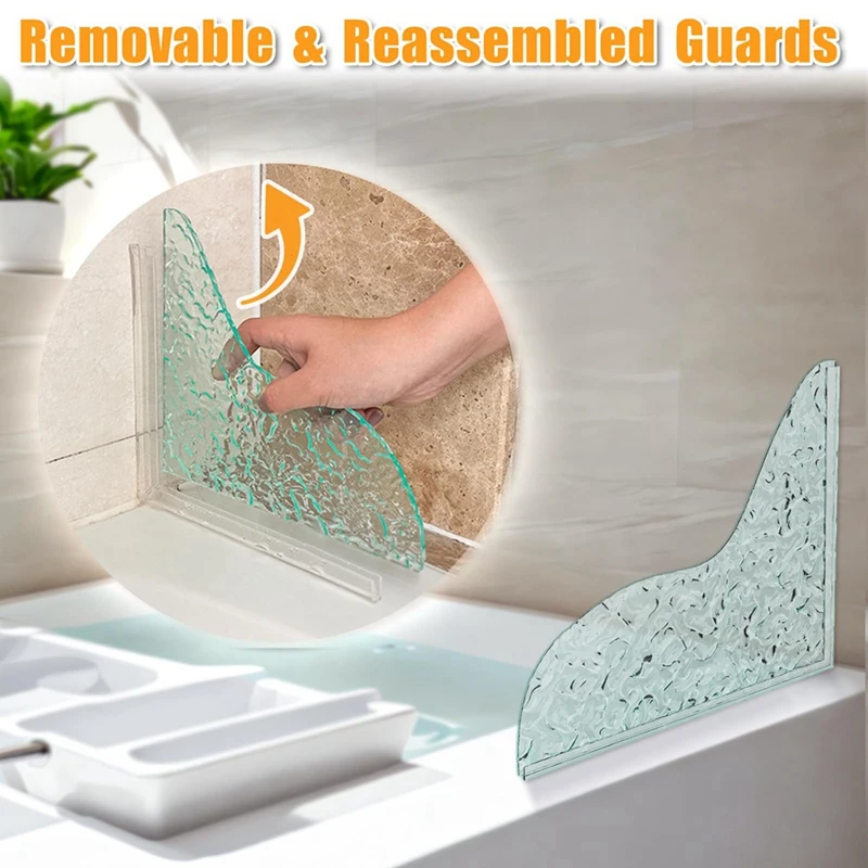 2 шт. самоклеящиеся брызги для ванной