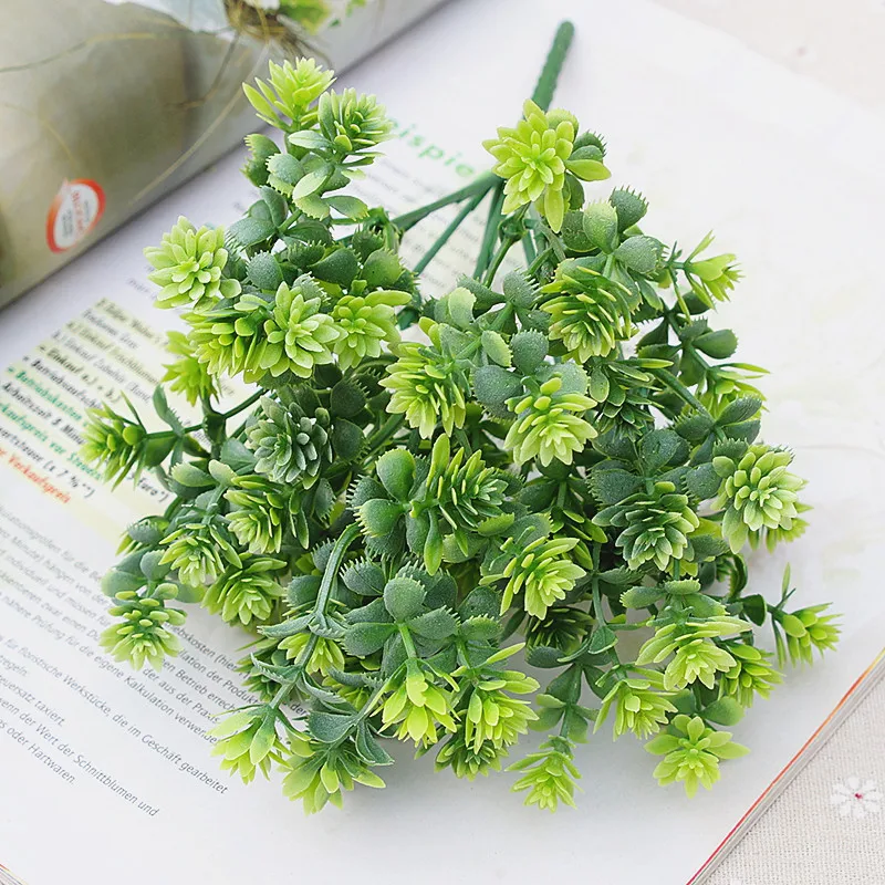 

7 Forks Artificial Flower Bouquet Memorial Guanyinlian Daisies Home Grennery Small Fresh Flower Arrangement Mother's Day
