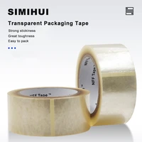 parcel box transparent packaging adhesive tape shipping carton sealing sticky tape diy clear tape for home office school