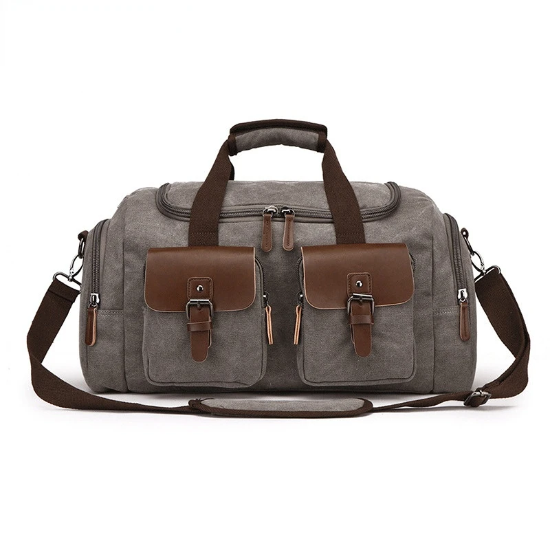 Travel Bag Canvas Handbag Travel Luggage Bag Men's Bag One Shoulder Messenger Bag