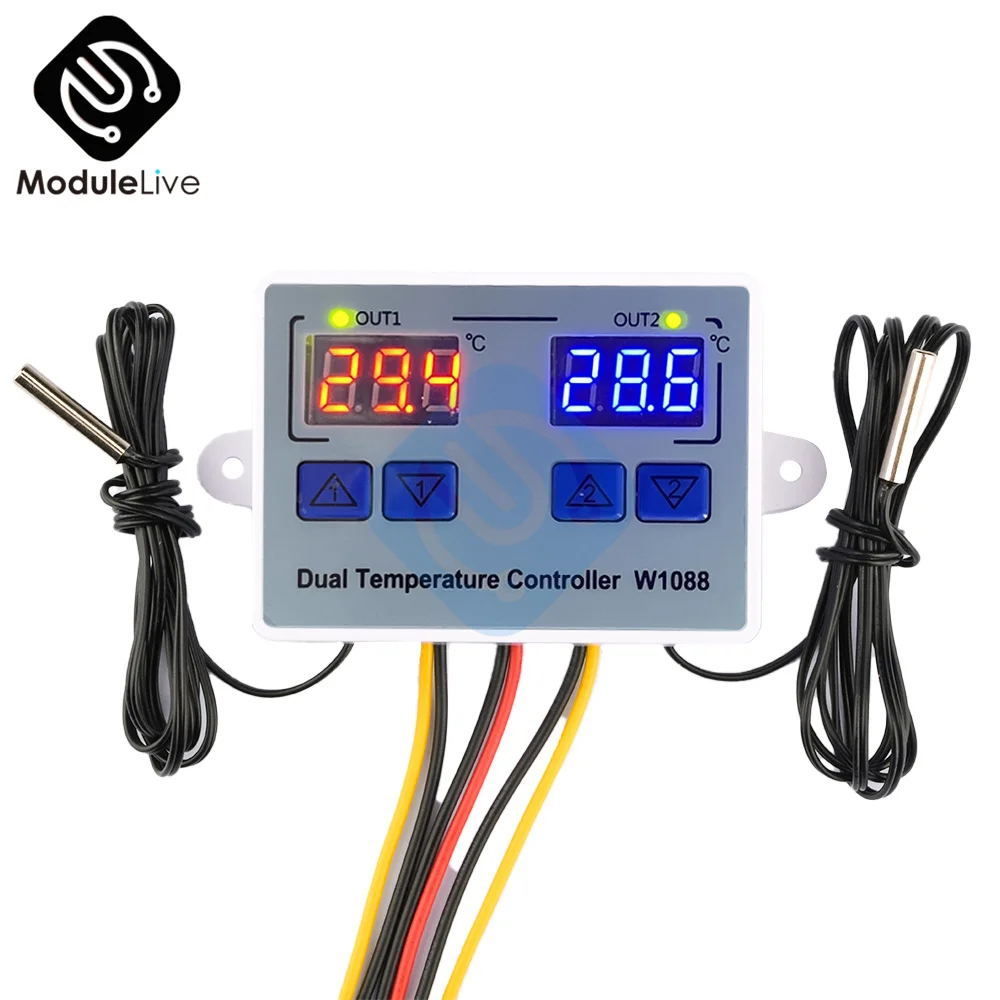 

Цифровой регулятор температуры, 10 А, W1088