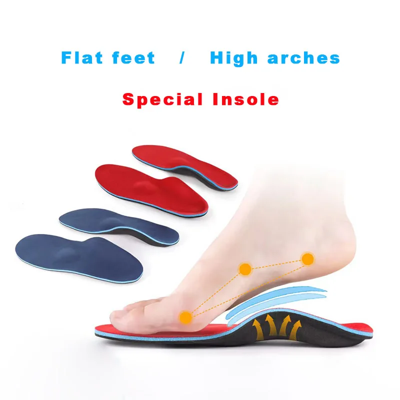 

Flatfoot insoles high arch inversion arch support correction full cushion universal shock absorption breathable sports insoles