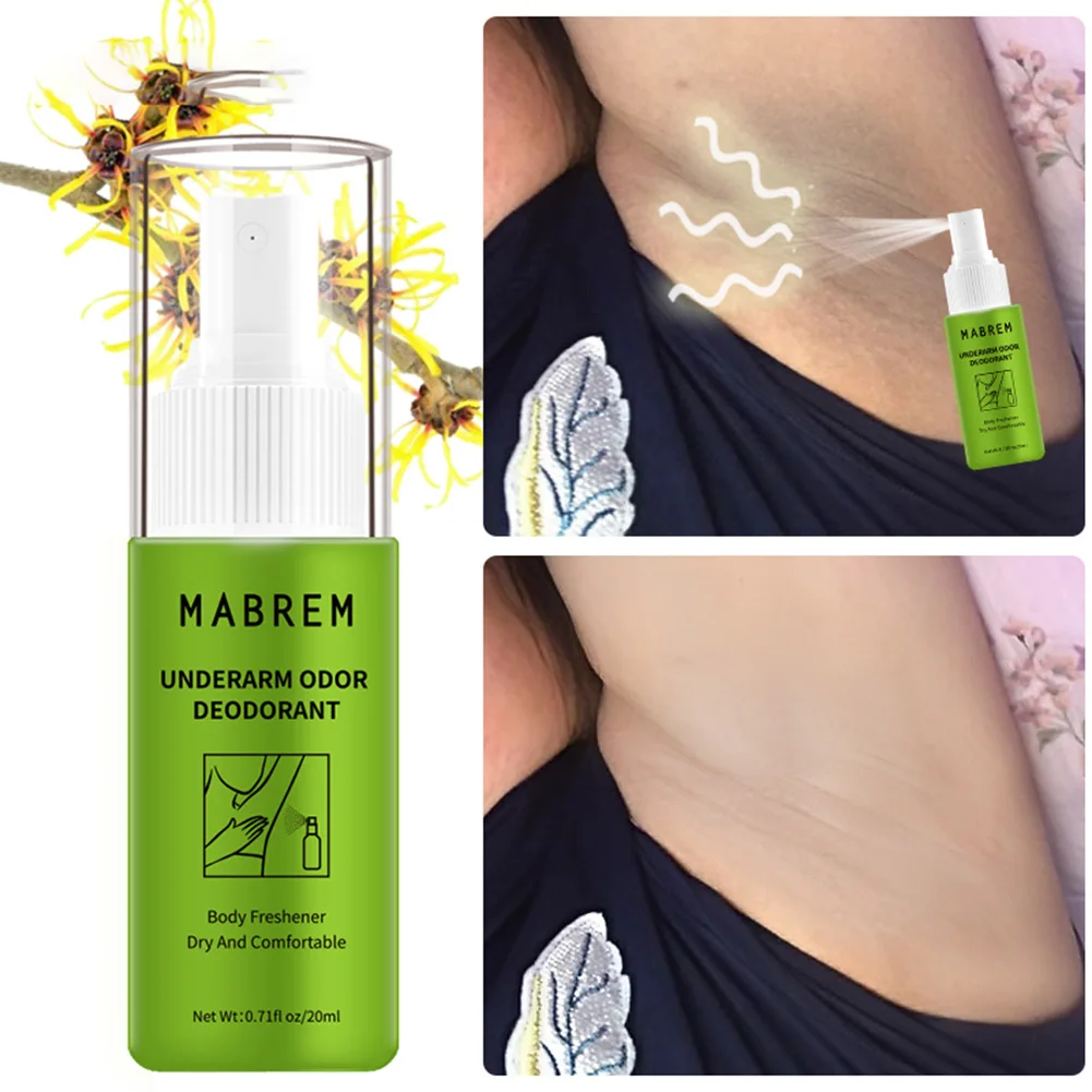 

20ml Body Odor Sweat Deodor Perfume Spray For Man and Woman Removes Armpit Odor and Sweaty Lasting Aroma Skin Care Spray