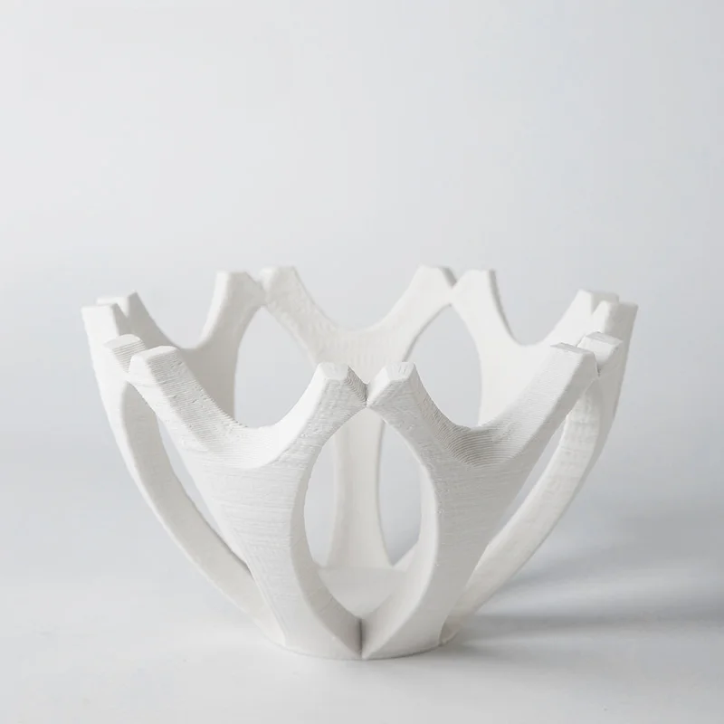 

Керамический Фруктовый поднос неправильной формы с 3D принтом, современная модель комнаты, гостиной, крыльца, композиция и украшение