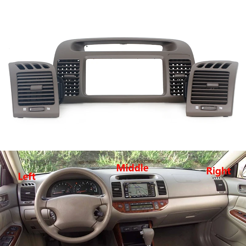 

Для Toyota Camry 5 2002 2003 2004 2005 2006 панель приборной панели Автомобильная стереопанель Монтажная CD DVD рамка 55405-AA030-E0
