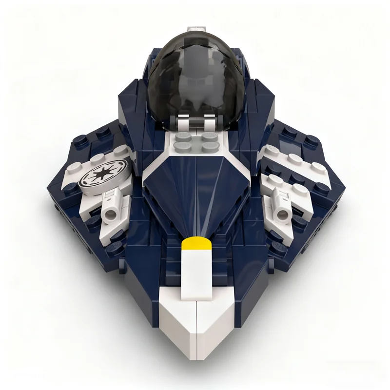 Фото 207 шт. MOC Plo Koon S Delta Starfighter Blade Dorin Star Battle Model Строительные блоки Строительная игрушка Рождественские подарки Образование №5
