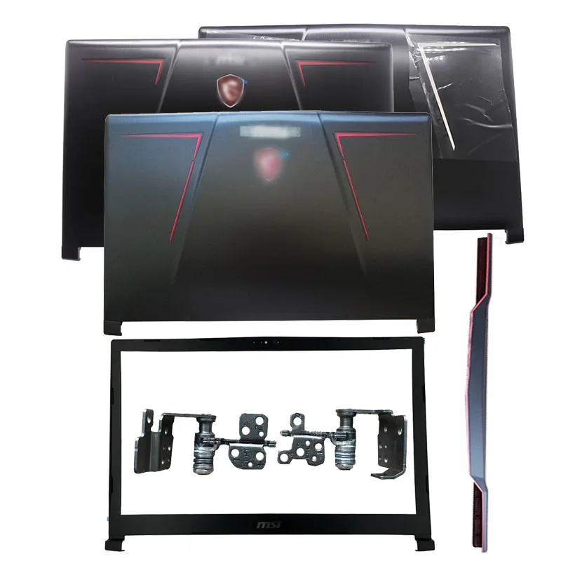 

New Laptop LCD Back Cover/Front Bezel/Hinges Cover For MSI GE73 GE73VR MS-17C5 17C1 17C7 7RF-006CN Top Case Black