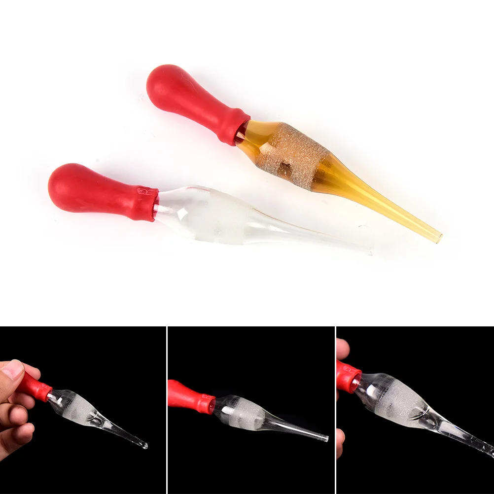 

1Pcs Red 30ml Glass Dropper White Brown Scale Glass Pipettes Glassware Laboratory Rubber Head Transfer Dropper