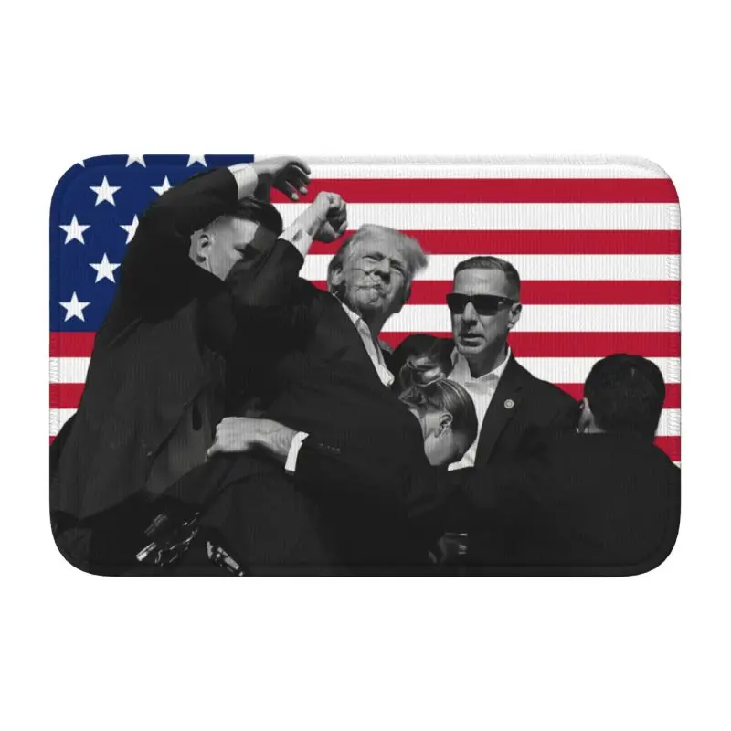 Пользовательский коврик с надписью Трамп будет снова противоскользящий