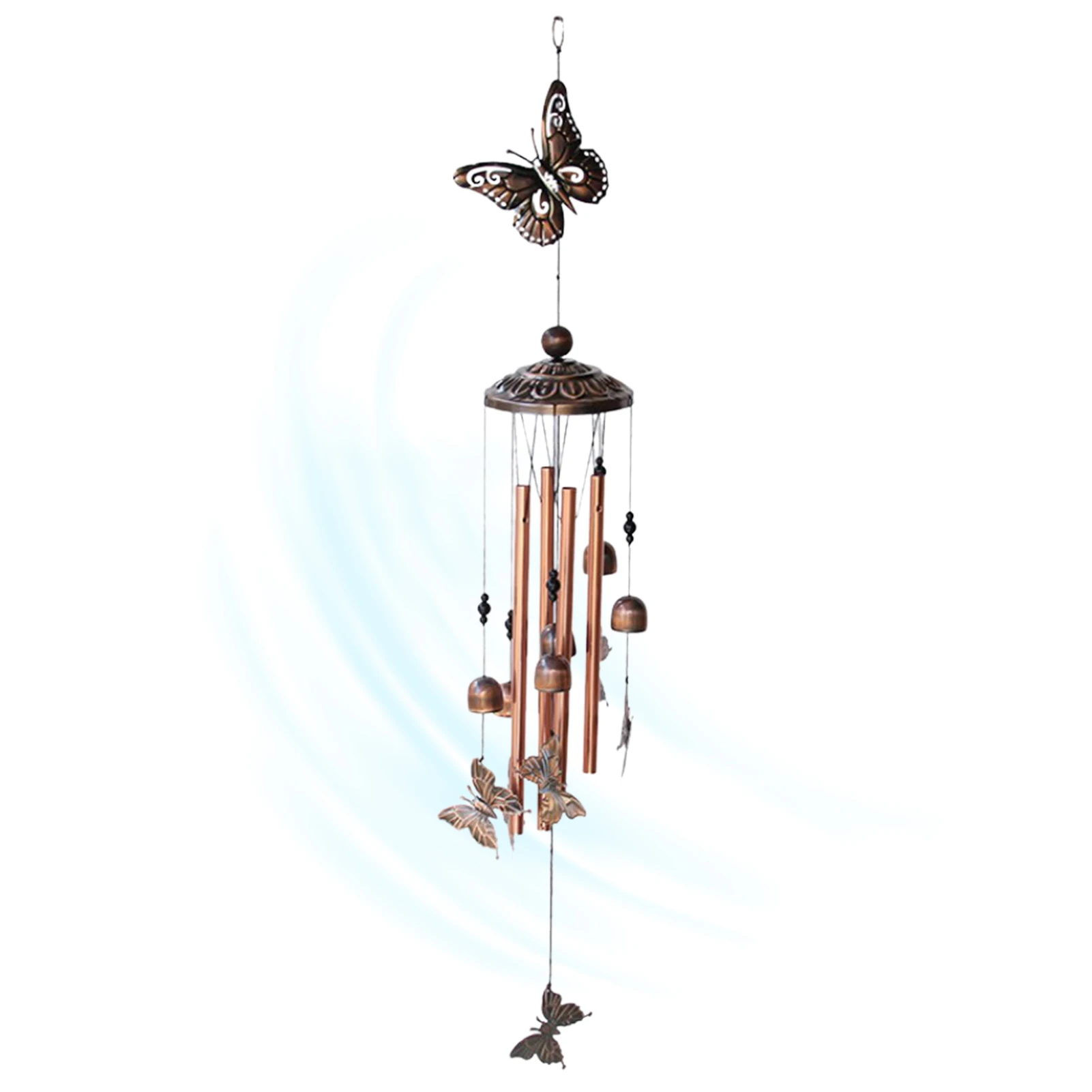 

Ветряные колокольчики-бабочки, Спиннер для домашнего декора, подвесные декоративные украшения для улицы, праздничные подарки