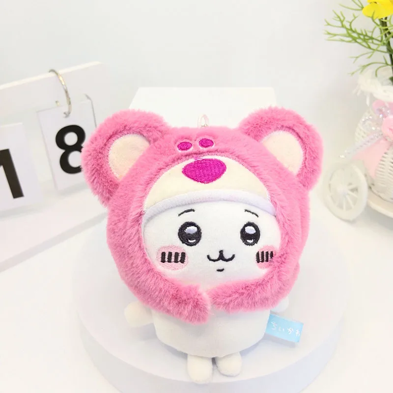 Новый плюшевый кулон Chiikawa кукла-переодевание брелок Sanrio кукла Тайяки головной