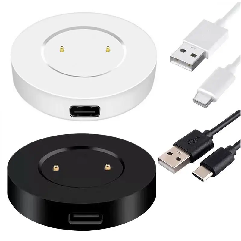 

Новинка, портативная беспроводная док-станция с магнитным основанием и USB зарядным устройством, подставка для Huawei GT GT2, Базовый адаптер для умных часов, настольная подставка