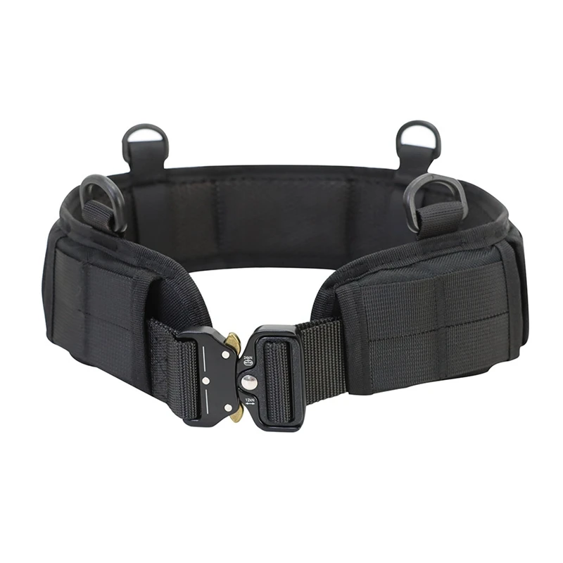

1 PCS Outdoor Camping Hiking Adventure Belt Multifunctional Outdoor Girdle Belt Portable ,Black