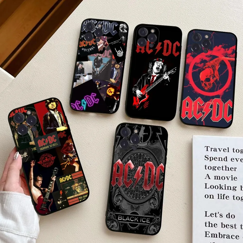 

Music-Band-ACDC-AC-DC-Malcolm-Angus Phone Case For iPhone 14 11 12 13 Mini Pro XS Max Cover 6 7 8 Plus X XR SE 2020 Funda Shell