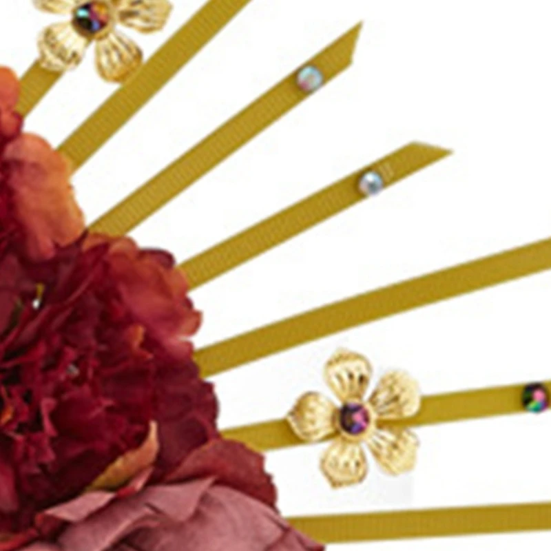 Женская повязка на голову с короной и цветком Halos диадемы шипами головной убор