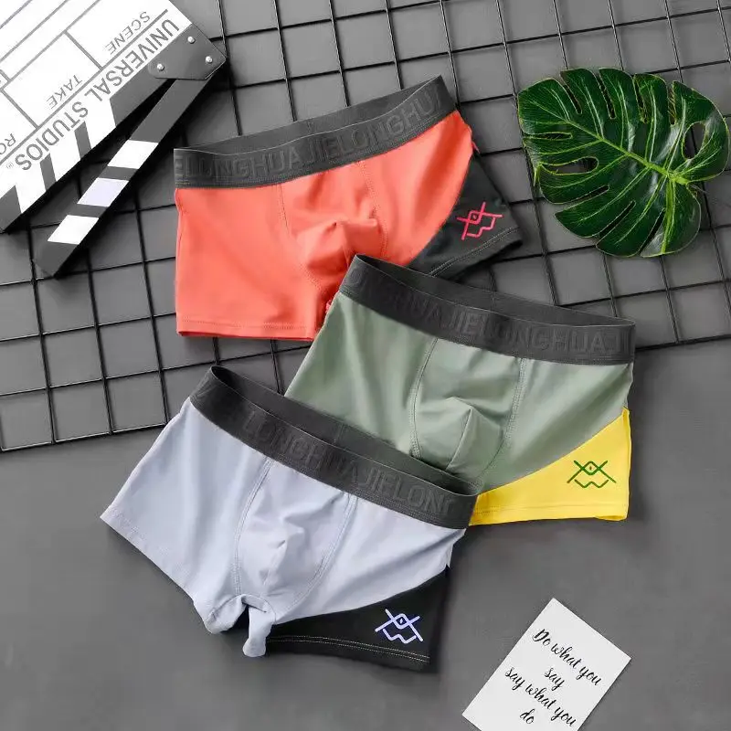 Men's Panties Boxers Men Underwear Men Set Soft Cotton Men Underpants Sexy Cozy Breathable Men's Shorts Loose Elastic Boxer