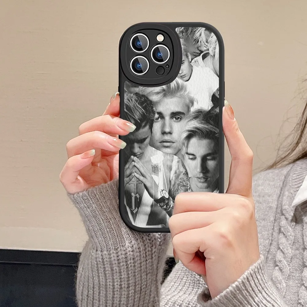 Fashion J-Justin B-Bieber Etui na telefon z twardej skóry do iPhone 14 13 12 Mini 11 Pro Max Xs X Xr 7 8 Plus Fundas