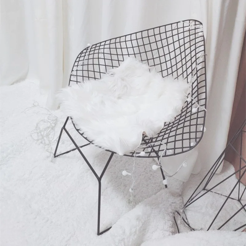 

Металлическое офисное роскошное мягкое кресло, дизайнерское модное кресло в японском стиле для спальни, кресло для макияжа, мебель для гостиной