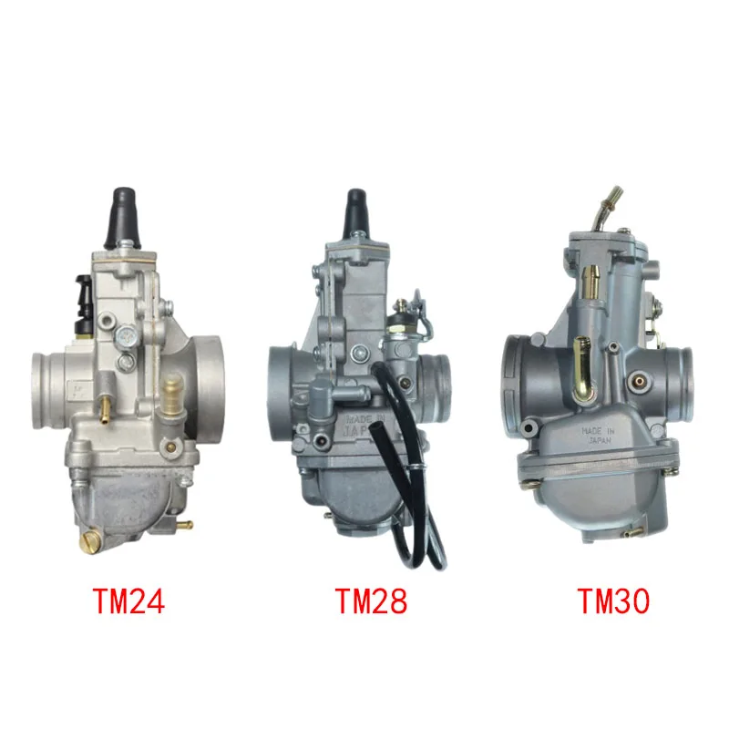 Фото Мотоциклетный плоский слайд-карбюратор, карбюратор для Mikuni TM24 TM28 TM30 TM TMX 50-650cc, 2/4-тактный двигатель CR250 KX125 KX150 №2