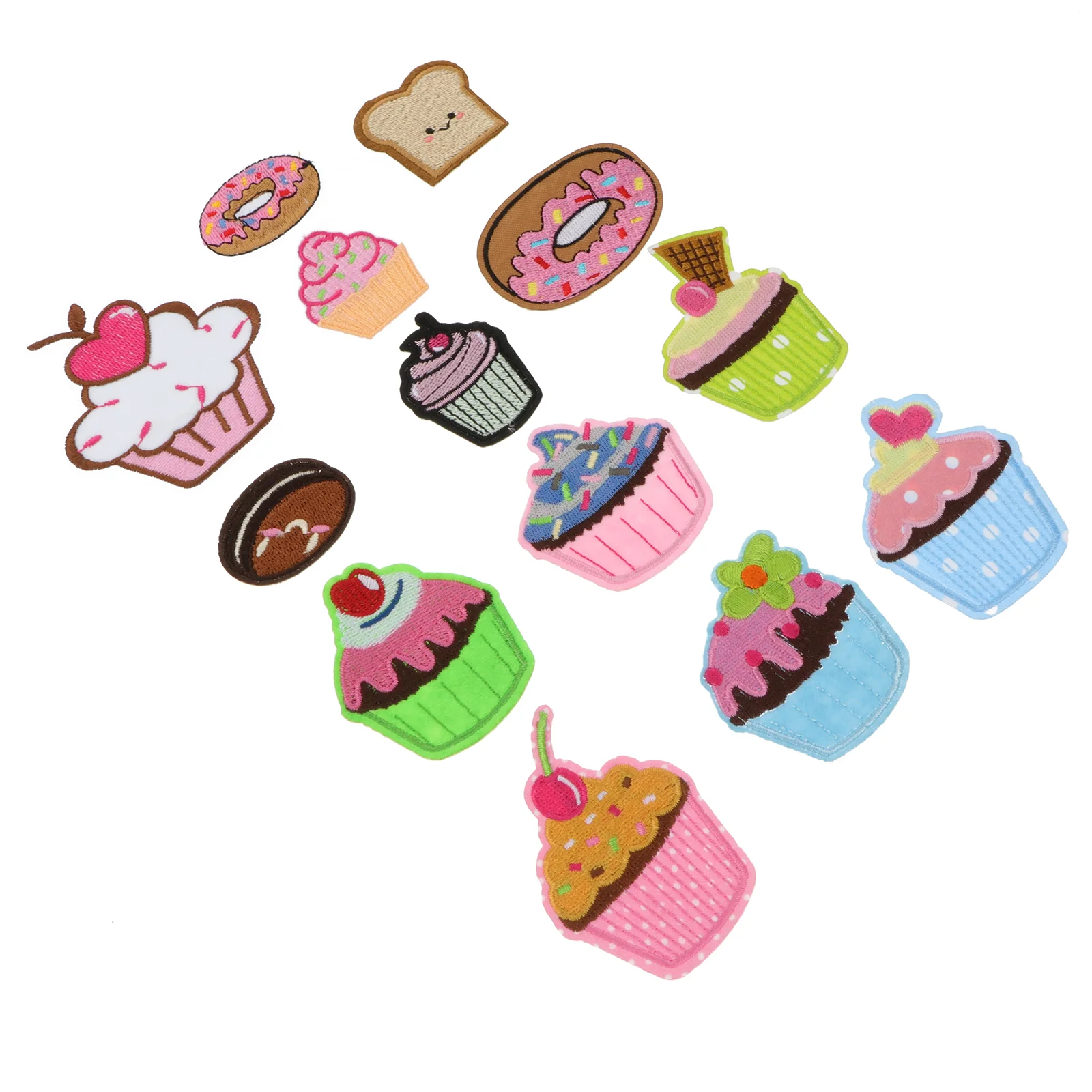 

Patch Embroidery Sewing Cupcake Diy Cakefor Sticker Iron Embroidered Applique Logo Lron Costume Badge Clothes Decor Sewclothing