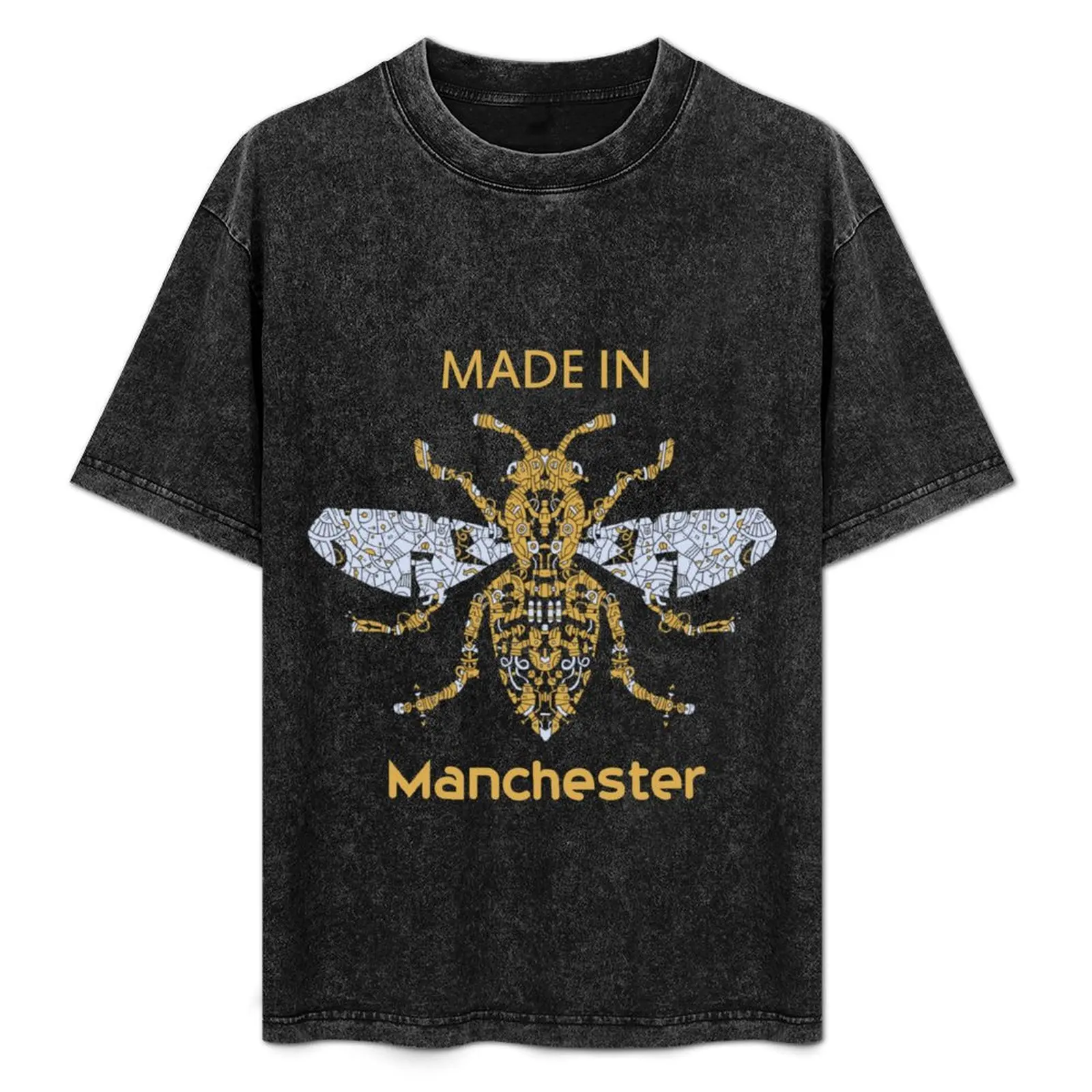 Футболка Manchester Bee- Workerbee синие арховные рубашки-тяжеловесы футболки с рисунком