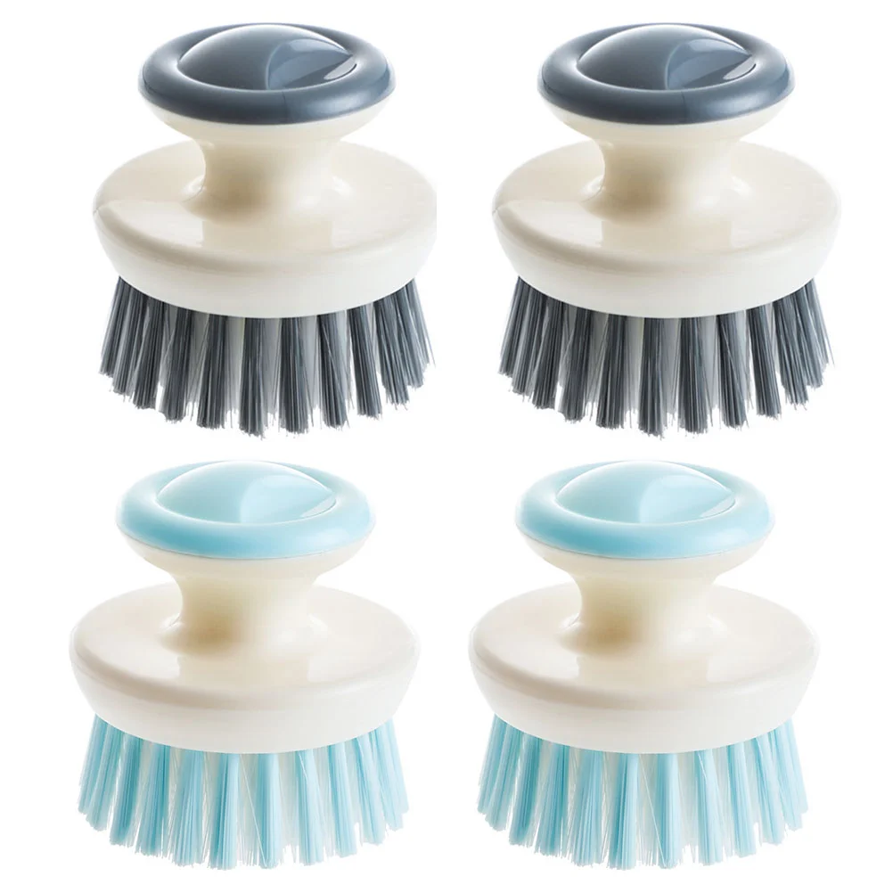 

4pcs Dishwashing Scrub Cookware Brush Cleaning Brush Kitchen Brushes Padded Kitchen Bursh Dish Scrub Brushes