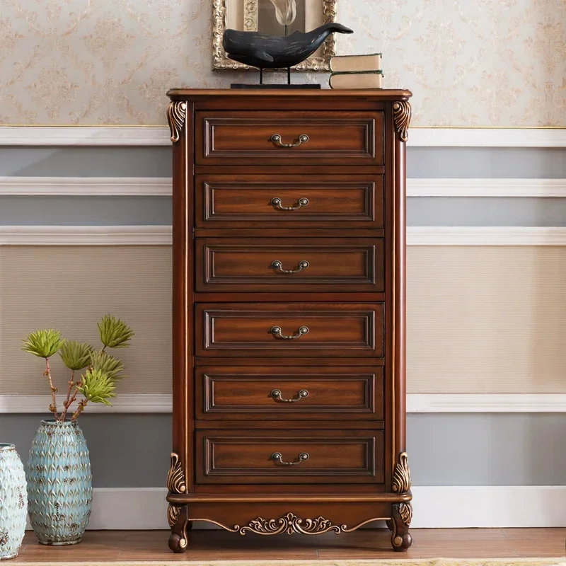 Комод в европейском стиле пять или шесть комод из массива дерева шеф-поваров