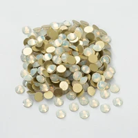 all sizes crystal white opal 8 big 8small rhinestones glass stones nail clothes for needlework diy crafts decor gems