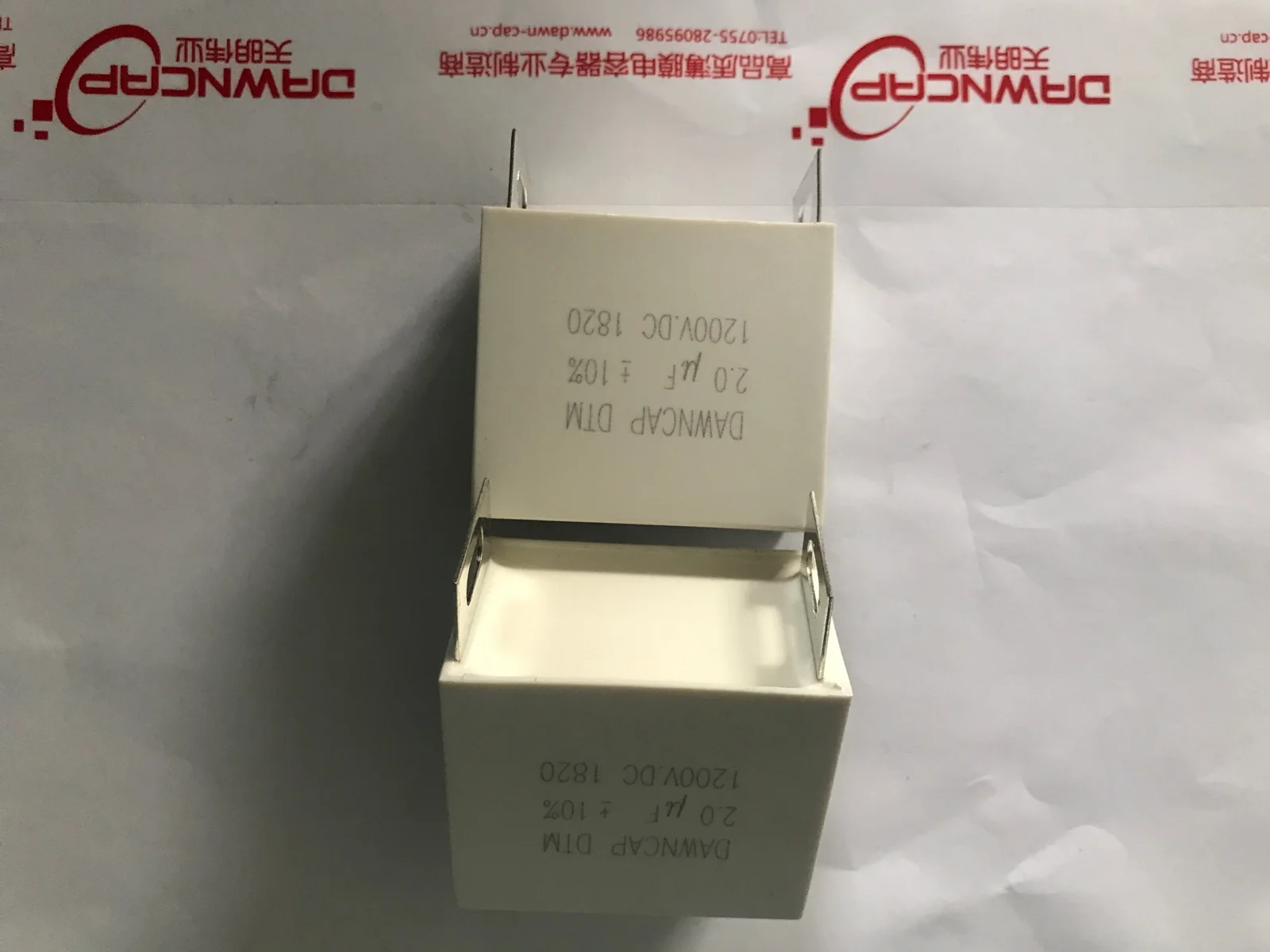 

Dawncap 2uF 1200V DC Non Inductive Absorption Capacitor Special for Induction Heating Power Supply