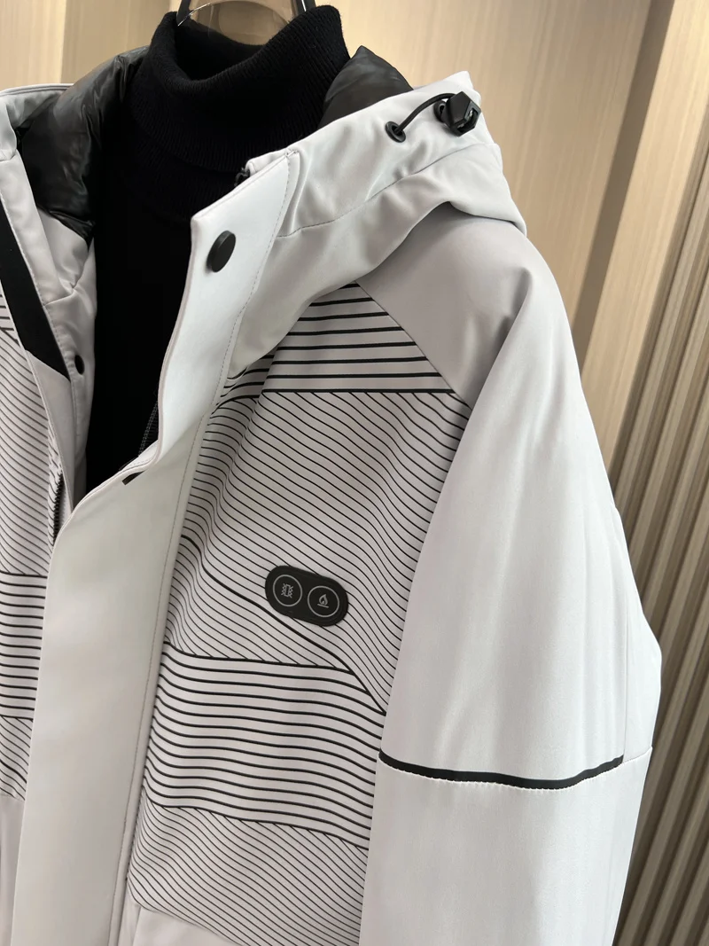 Зимнее Новое мужское пальто Мужская модная пуховая куртка с капюшоном для мужчин