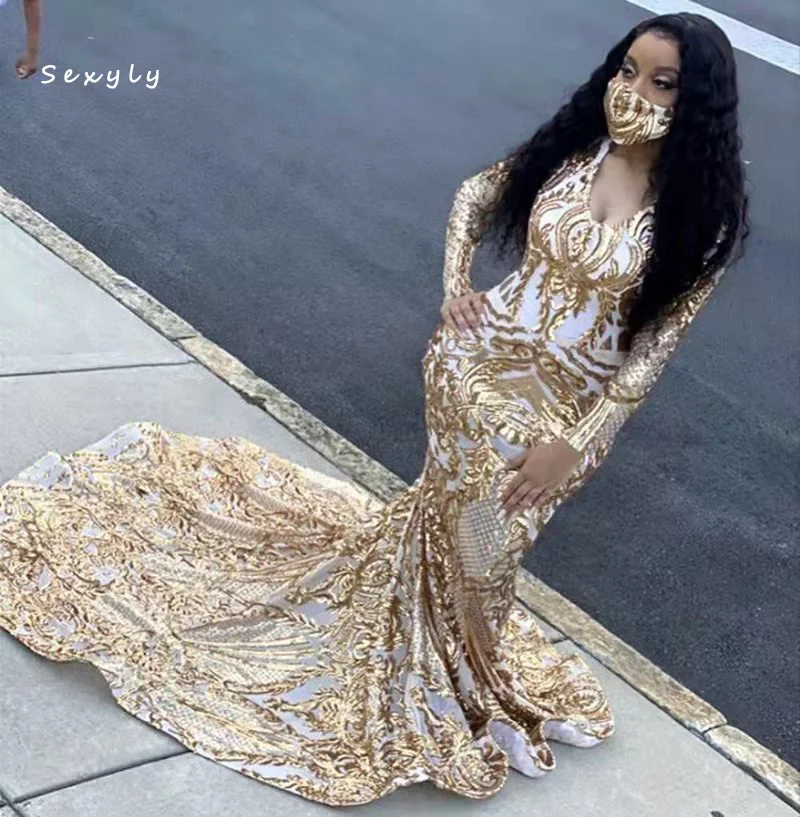 Серебряное платье Aso Ebi для выпускного вечера с юбкой-годе черных девушек 2022