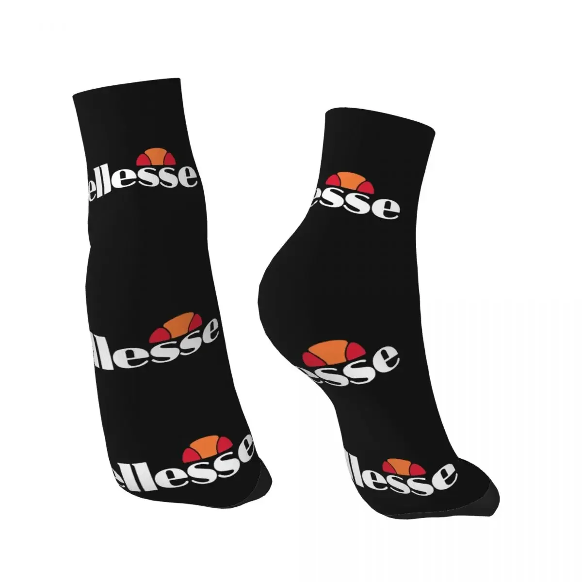 Забавные мужские носки с логотипом Ellesse теплые дышащие круглые унисекс 3D-принтом