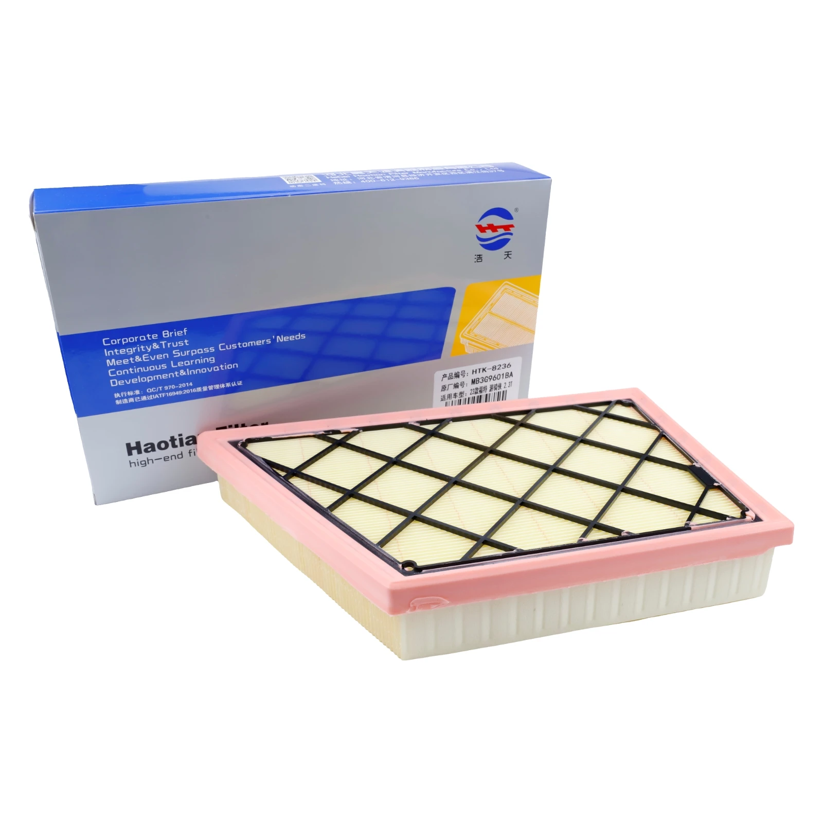 

Воздушный фильтр для FORD USA RANGER Cab & Chassis Pickup 2.0 3.0 EcoBlue 4x4 VW AMAROK 2.0/3.0TDI 4motion 2022-MB3G9601BA 2HJ 129620